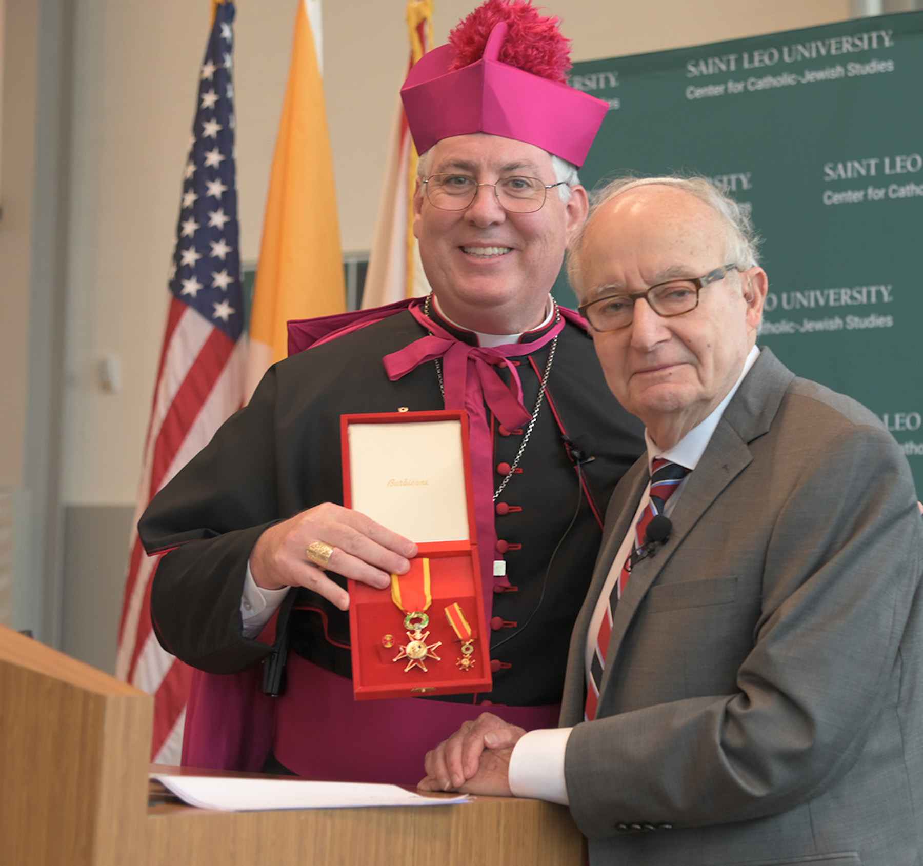 Rabbi A. James Rudin invested as papal knight of the Order of St. Gregory