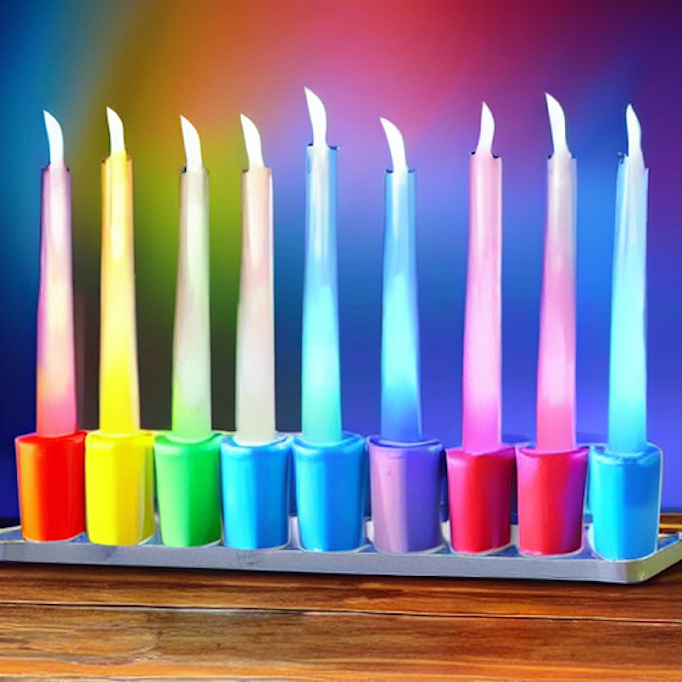 8 Lights:  ‘A Mitzvah Is As A Candle’