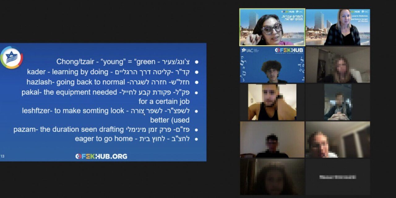 Growing Hebrew language platform ventures  into teaching IDF slang