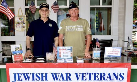 JWV Post 36 greets the public at Saratoga Racetrack’s opening day