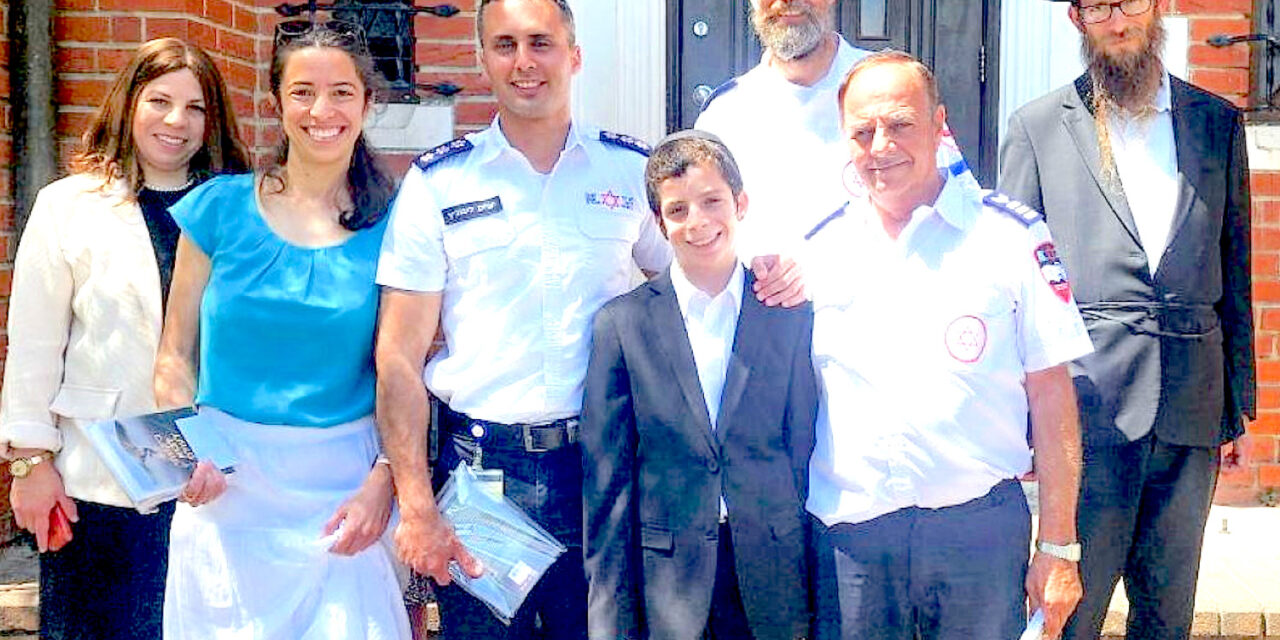 13 years after saving infant, medics join ‘miracle’ bar mitzvah
