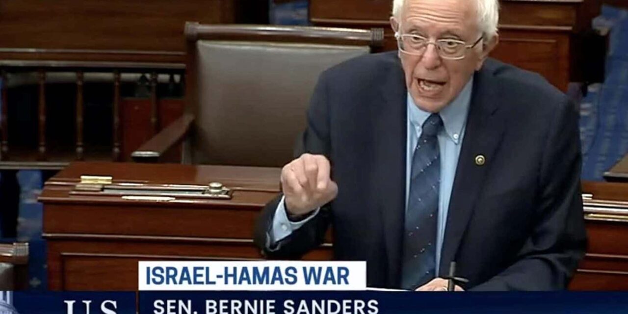 Sanders rejects ceasefire, says Arab countries know ‘Hamas has got to go’