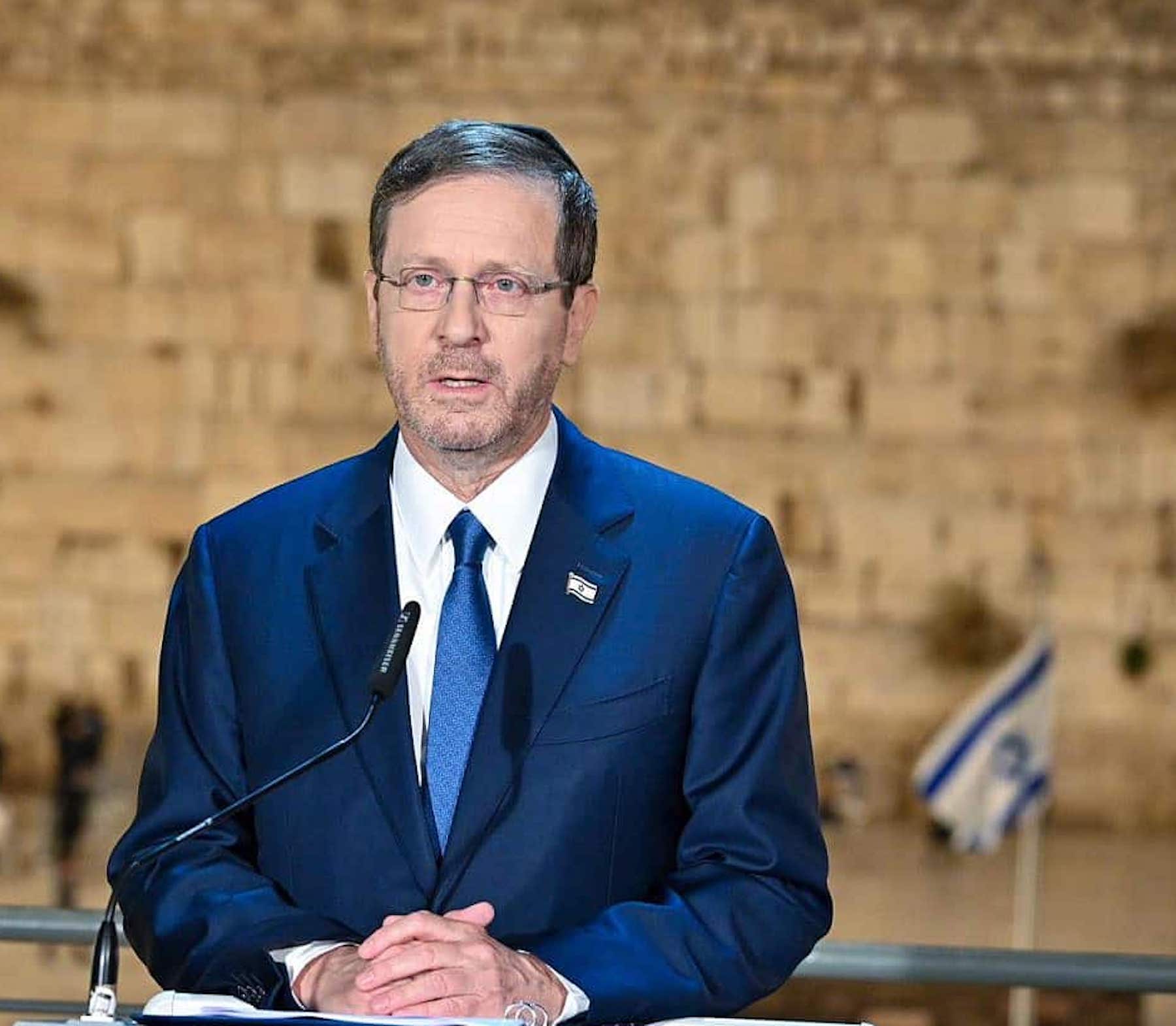 Isaac Herzog broadcasts live from Western Wall to ‘March for Israel’ in ...