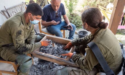 Israel Antiquities Authority archaeologists, enlisted to help the IDF identify remains
