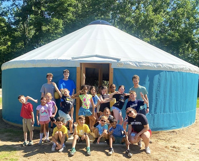 Schenectady Center opens new yurt