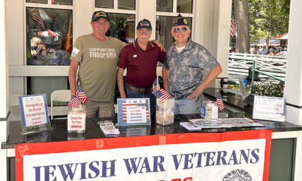 Jewish Vets provide outreach at Saratoga track