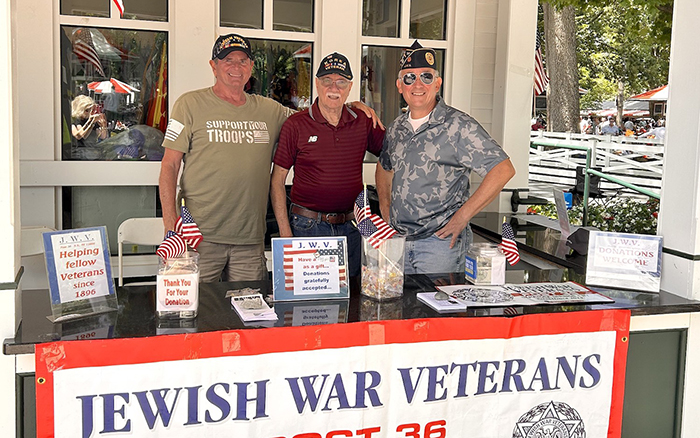 Jewish Vets provide outreach at Saratoga track