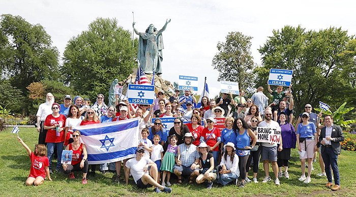 Amidah, Fed, Run for Their Lives hold rally by Moses statue in Albany –We do not forget —Let our people go!