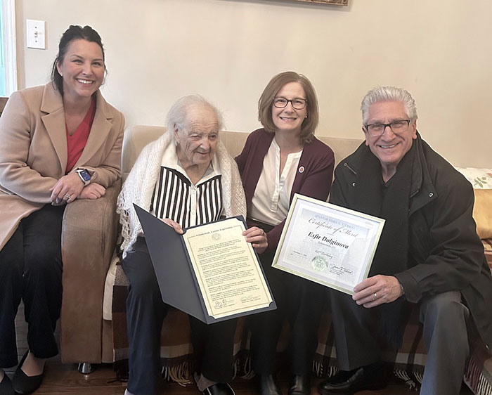 Tedisco Honors 102-Year-Old Niskayuna Woman