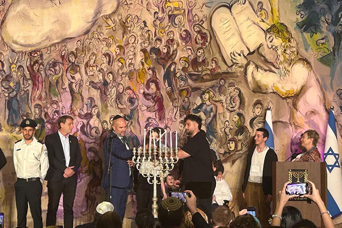 Oct. 7 heroes honored at Knesset Chanukah ceremony