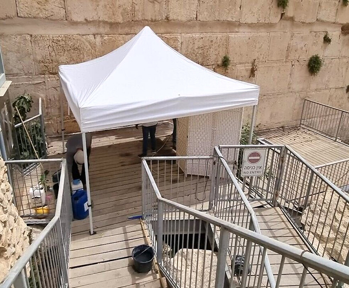 Fury after Western Wall defaced with ‘Holocaust in Gaza’ graffiti