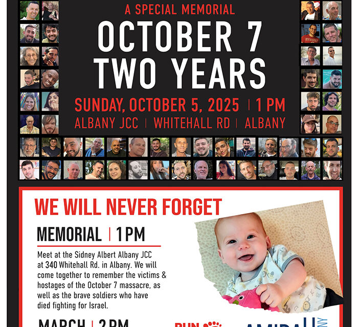 October 7 Memorial set